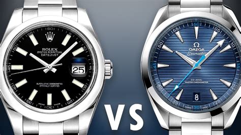 omega rolex|omega aqua terra vs rolex datejust.